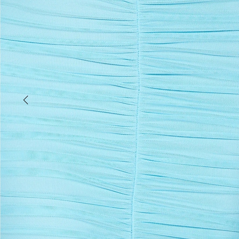 Elegant Blue Sleeveless Dress - Picture 5 of 7